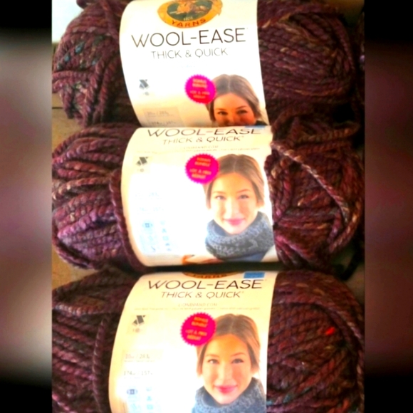 LION BRAND YARNS Other - LION BRAND YARN WOOL-EASE QUICK AND THICK APPLE CIDER